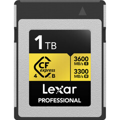 Карта памяти Lexar 1TB Professional GOLD Cfexpress B 4.0 3600/3300/3000 MB/s