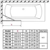Radaway 10006100-54-55 Modo PNJ Black 100 Factory черный