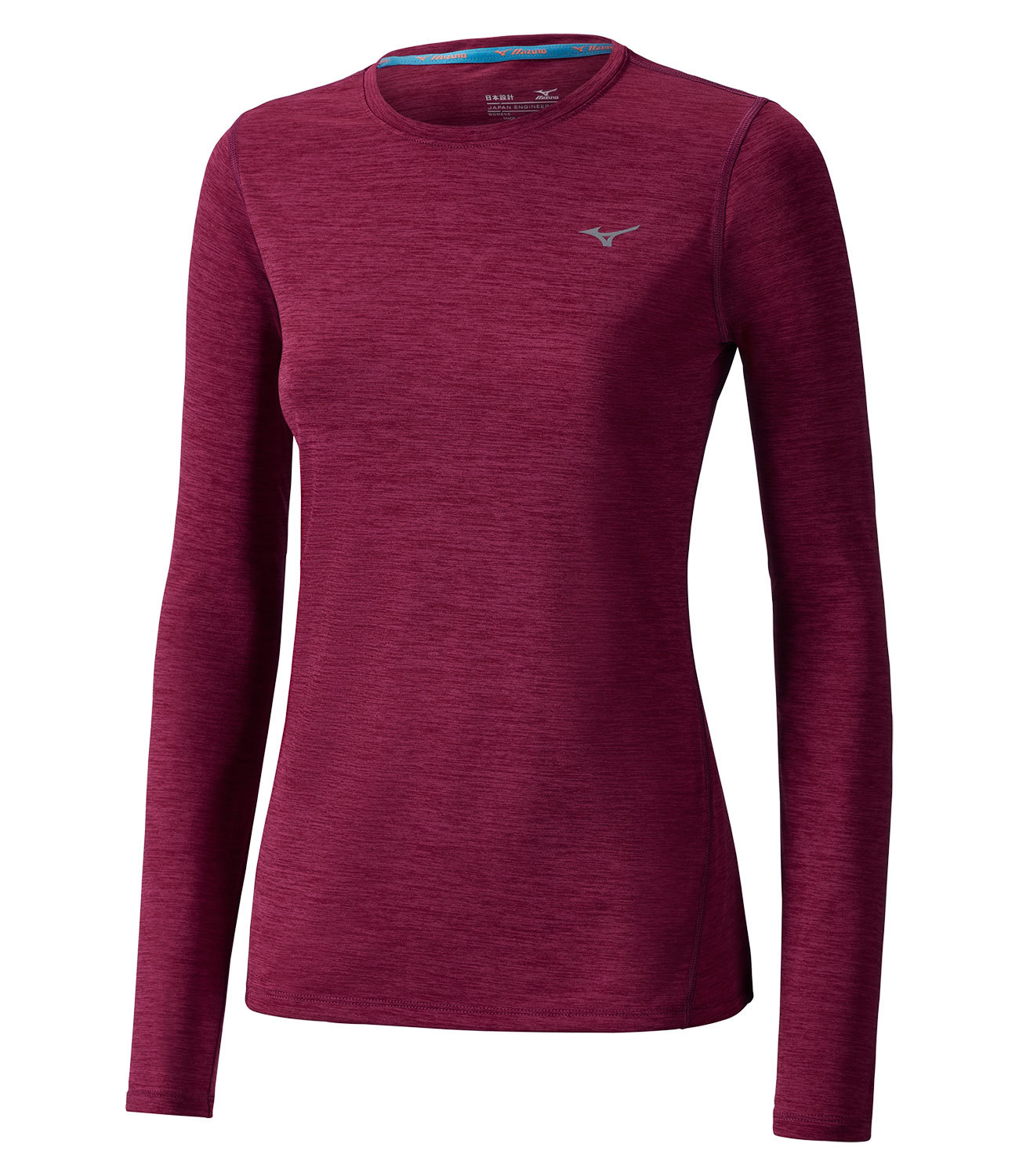 Mizuno Impulse Core Ls Tee футболка с длинным рукавом женская фиолетовая