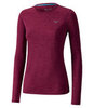 Mizuno Impulse Core Ls Tee футболка с длинным рукавом женская фиолетовая - 1