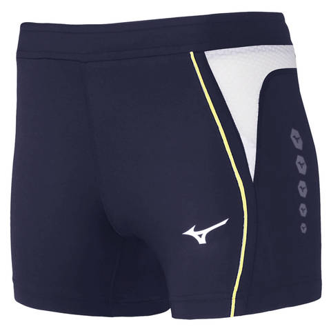 Тайтсы женские Mizuno Premium Jpn Mid Tight синие