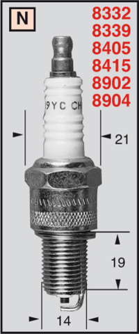 OE084/R04 (N6YCC) свеча зажигания