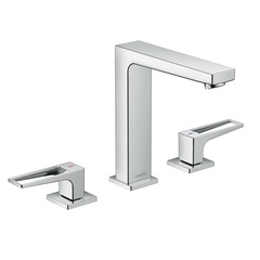 Hansgrohe Metropol 74515000 Смеситель для раковины двухвентильный на 3 отверстия с донным клапаном фото