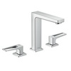 Hansgrohe Metropol 74515000 Смеситель для раковины двухвентильный на 3 отверстия с донным клапаном