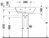 Duravit ME by Starck 2335600030 Раковина