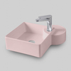 ArtCeram Cartesio CAL003 33 00 АКЦИЯ Раковина настольная, 44x44, цвет: розовый