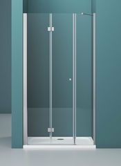 BelBagno Albano ALBANO-BS-13-60+90-C-CR Дверь в проём складывающаяся, с дополнительной неподвижной секцией, цвет: хром фото