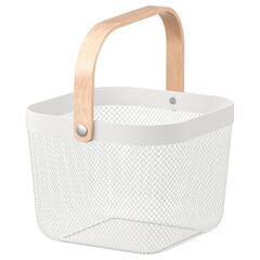 Корзина IKEA RISATORP (РИСАТОРП), Белый, 25x26x18 см