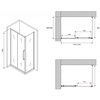 Abber Schwarzer Diamant AG30150BH-S50B Душевой уголок, 150x50x195, цвет: чёрный