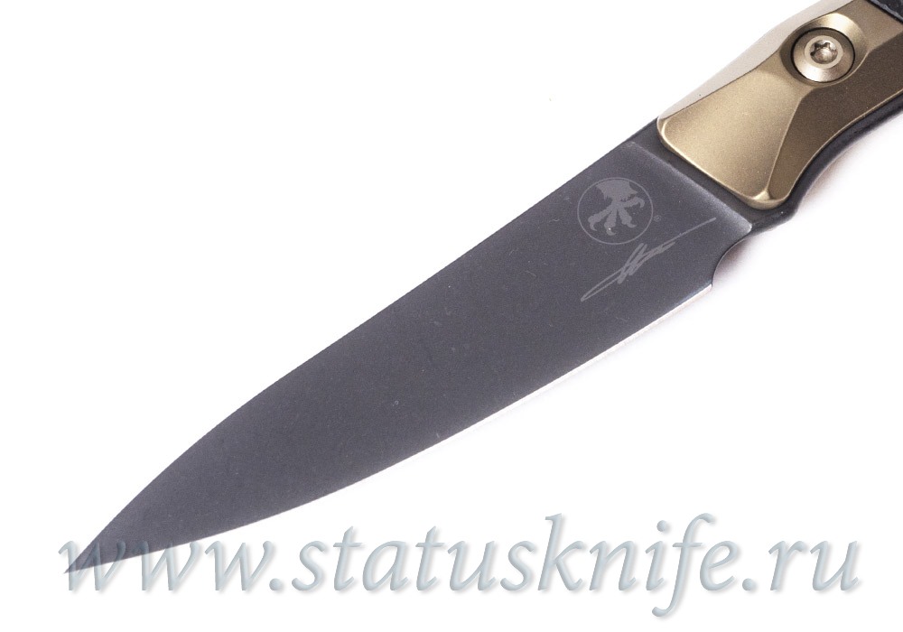 Нож Microtech Kitchen Paring Bolster 3500B-1DLCCFS DLC Carbon