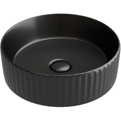 Ceramica Nova Element CN6057MB Умывальник чаша накладная круглая, 36x36, цвет: чёрный фото