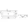 Ceramica Nova Grace CN7013MB Раковина накладная с отверстием под смеситель, 101x45.7, цвет: черный матовый