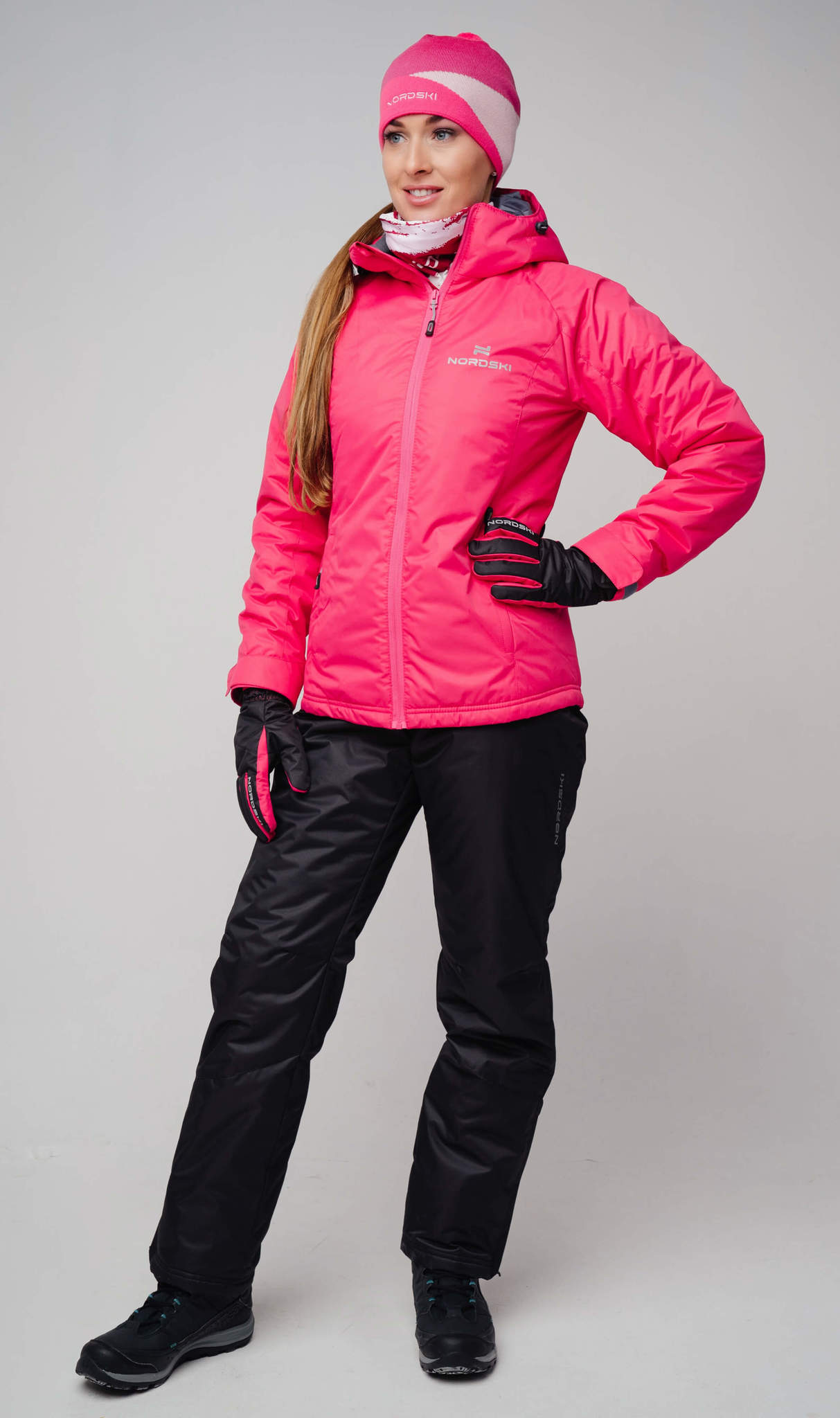Nordski Motion Montana утепленный костюм женский raspberry