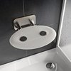 Ravak B8F0000057 Универсальное сиденье для душа OVO-P II OPAL/BLACK