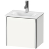 Duravit XSquare XS4220L2222 Тумба подвесная под раковину # 073345, 1 дверца, петли слева, 397x430x308мм, цвет White High Gloss