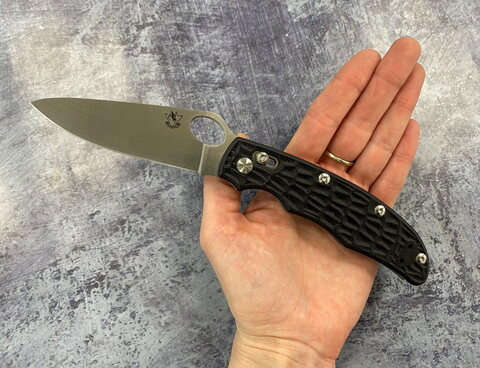 Нож складной Голем, D2, G10, черный