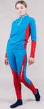 Детский раздельный гоночный комбинезон NordSki Jr.Base Blue/Red
