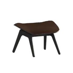 Табуретка для ног The Reader Ottoman, черный дуб