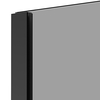 Berges 064029 Душевая стенка SKY BLACK 1200х2000 черный матовый/ металл