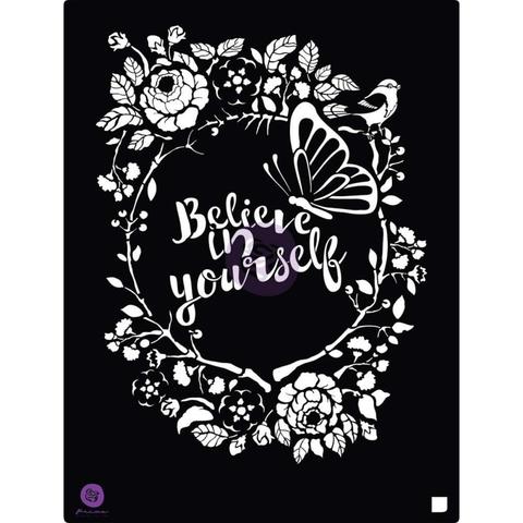 Трафарет Prima Marketing Stencil 20,3х25,4 см - Believe