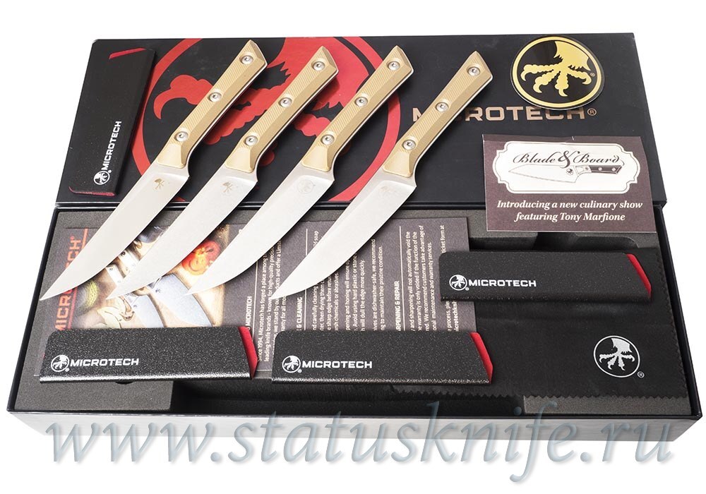 Сет Microtech Kitchen Steak Set 4 COYOTE TAN