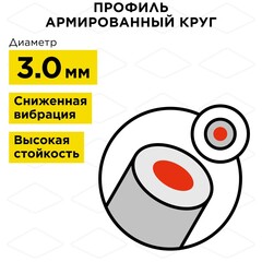 Корд триммерный на катушке DDE 