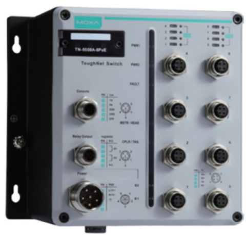 Коммутатор управляемый MOXA TN-5508A-8PoE-WV-T