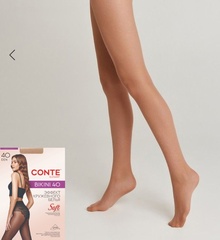 Колготки жен. Conte BIKINI 40,  p.2 natural