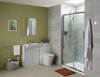 Ideal Standard Idealrain Cube A5834AA Душевая система внешнего монтажа без смесителя 105,1 см с верхней лейкой 20х20 см