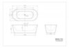 BelBagno BB306-1785 Отдельностоящая акриловая ванна, 179x85, цвет: белый