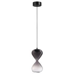 5092/4LA PENDANT ODL25 357 черный/дымчатый градиент/прозрачн./металл/стекло Подвес LED 4W 4000K 388Лм GLESSI