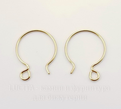 Швензы-крючки TierraCast 19х14 мм (цвет-золото), Gold filled 14K, пара