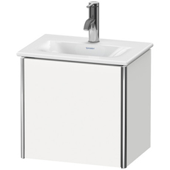 Duravit XSquare XS4220R2222 Тумба подвесная под раковину # 073345, 1 дверца, петли справа, 397x430x308мм, цвет White High Gloss фото