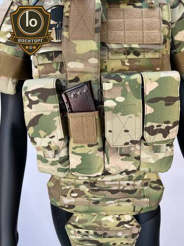 Оригинальный “UNIVERSAL ARMOR original” разгрузочный бронежилет (с баллистическим пакетом СВМПЭ) •мультикам