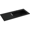 Ceramica Nova Grace CN7015MB Раковина накладная с отверстием под смеситель, 101x45.7, цвет: черный матовый