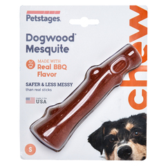 Petstages игрушка для собак Mesquite Dogwood с ароматом барбекю маленькая 16 см