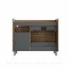 Aquanet 365925 Тумба с раковиной Nova Lite 2.0 90 L напольная цв. дуб рустикальный (365925)