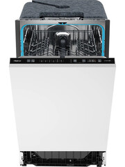 Посудомоечная машина встраиваемая Haier HDWE9-591RU, узкая, защита от протечек, 9 комплектов