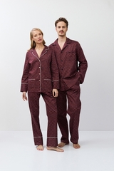 Пижама женская со штанами ARUELLE GEORGETTE | Бордовый