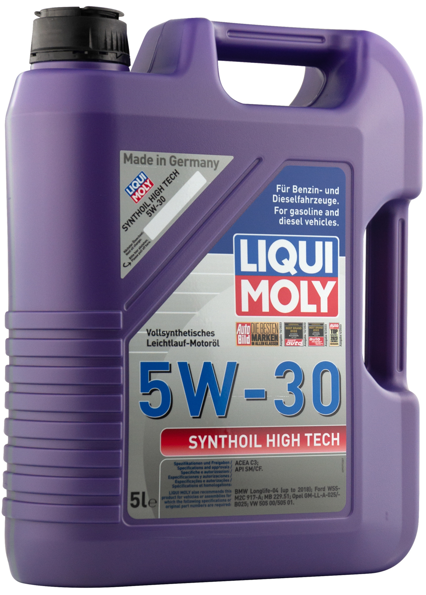 Моторное масло Liqui Moly Synthoil High Tech 5W30 синтетическое 5л