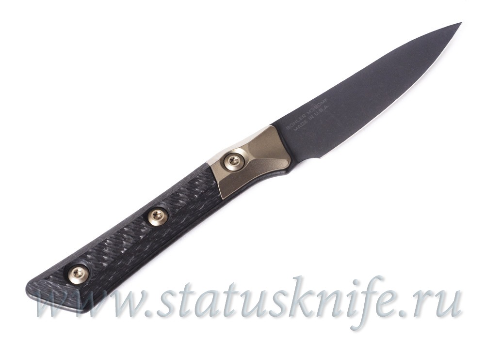Нож Microtech Kitchen Paring Bolster 3500B-1DLCCFS DLC Carbon