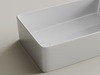 Ceramica Nova Элемент (Element) CN5050 Раковина накладная со смещенным сливом, 485x304x135 белый