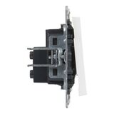 Переключатель перекрёстный одноклавишный - Legrand SUNO - 10АХ 250В винтовые зажимы - Белый — фото 3