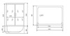 Timo Lux TL-1506 Душевая кабина 167x90