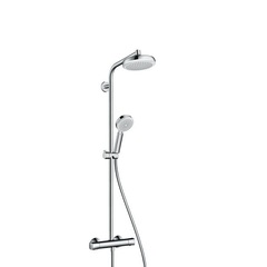 Hansgrohe Crometta 27265400 Душевая система внешнего монтажа с термостатом 109,9 см с верхней лейкой 18х18 см фото