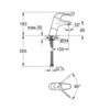 GROHE Euroeco Special 32790000 Смеситель локтевой для раковины