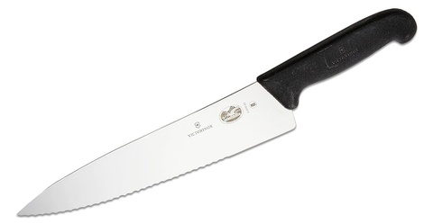 Нож кухонный Victorinox для разделки мяса, 25 см, Fibrox, чёрный (5.2033.25)