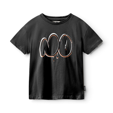 Футболка NUNUNU для девочек и мальчиков (Bubbly No! Black)