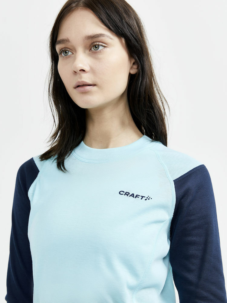 Женский комплект термобелья Craft Core Warm Baselayer темно-синий - 6