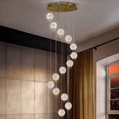 Люстра Austral LED 14L Ø50 золото
